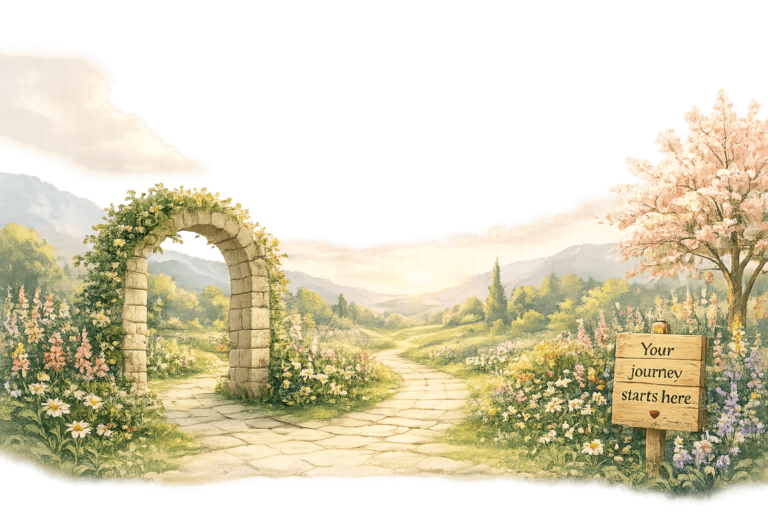 Garden entrance